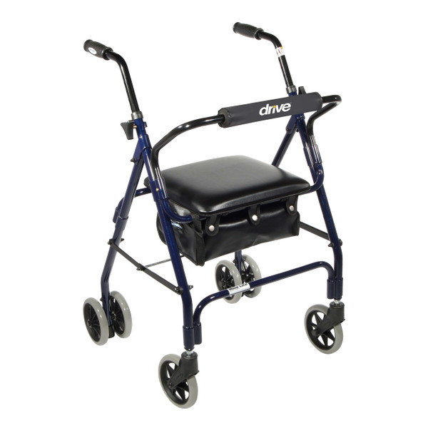 Drive Medical Mimi Lite Aluminum Rollator, 6" Casters