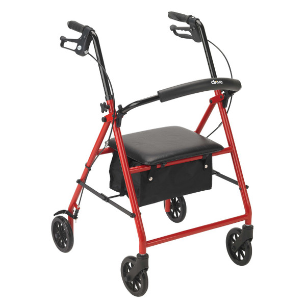 Drive Medical Rollator with 6" Wheels (R800RD)