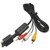 Gear Geek PS2, PS3 to 3 RCA AV Cable