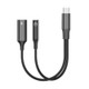 Gear Geek USB C to 3.5mm Headphone Jack Audio Adapter Charger Cable