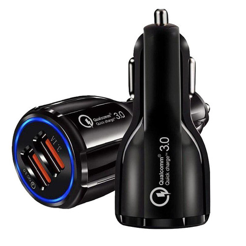 Dual USB Fast Charge Car Adaptor
