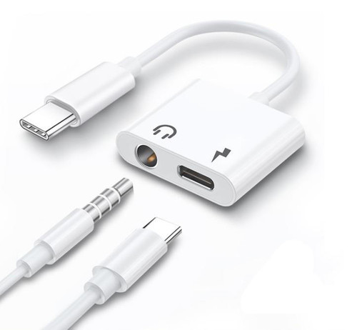 Type C to 3.5mm Headphone Jack Audio USB C Charger Adapter