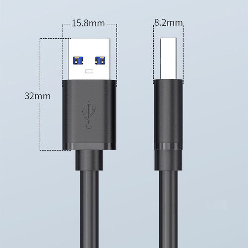 Gear Geek USB 3.0 Male to USB A Male Data Transfer Cable