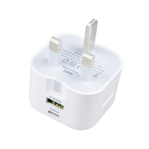 Gear Geek Dual Fast Charge 20W USB-C USB Plug