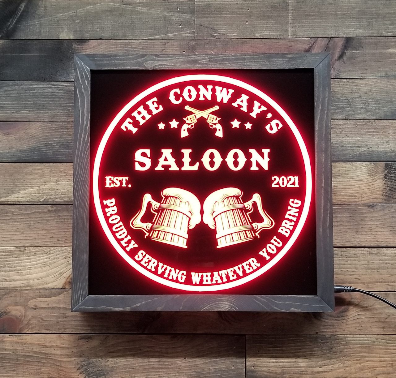 Custom Wine Bar Home Bar Led Sign