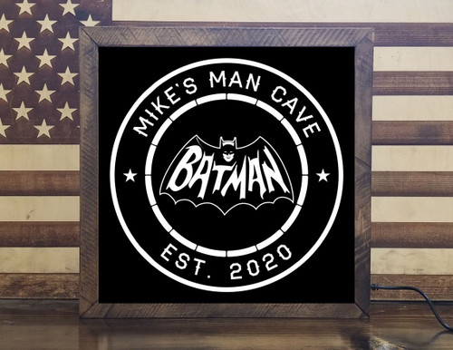 Batman Led Sign