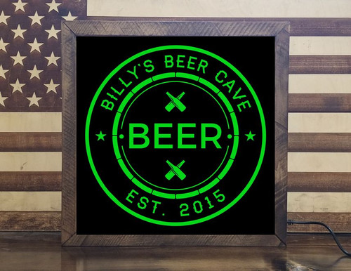 Custom Beer bottle Led Sign