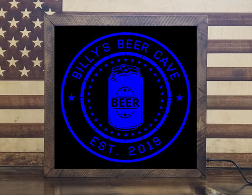 Custom  Personalized Beer Can Led Signs