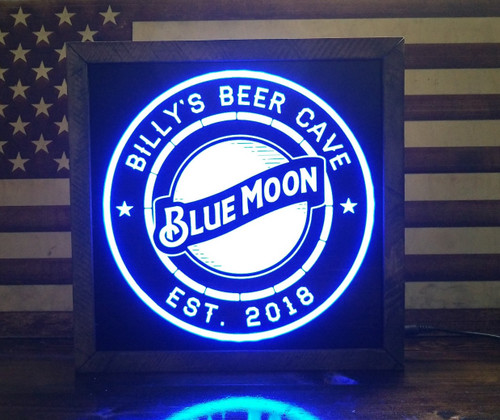 Custom Blue Moon Led Sign