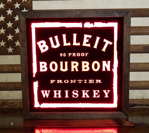 Bulleit Whiskey Led Sign Neon