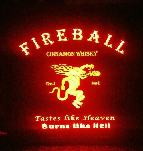 Fireball Whisky Led Signs