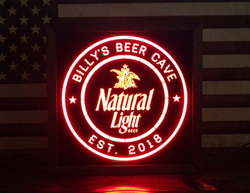 Custom Natural Light Beer Led Sign
