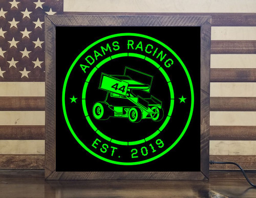 Custom Sprint Car Led Sign