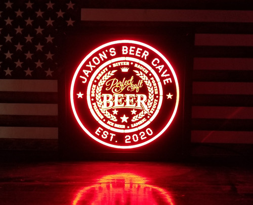 Perfect Craft Beer Led Sign
