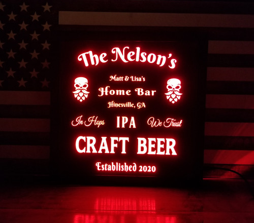 Custom Craft Beer Sign