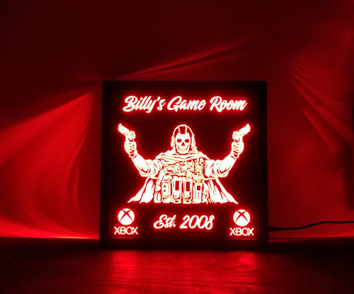 Custom Xbox, PC, PS4 Gamer Led Sign