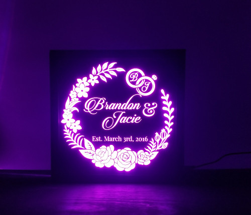 Custom Wedding  Led Sign