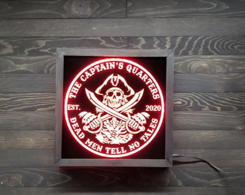 Custom Pirate3 Home Bar Saloon Led Sign