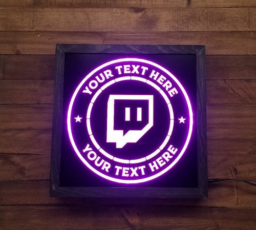 Custom Instagram Led Sign - Twitch Live Stream Custom Beer Led Signs - cold beer sign - Whiskey led sign for man cave – Personalized Bar Name LED RGB Sign Lights - Pub Wall Decor Art Lights for beer Bar Man Cave, Restaurant, Nightclub, Cafe Club, - Beer Sign Art Wall Lights - 12 x 12 x 2 Inches