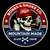 Skeller skeleton mascot Bones & Smoke Co. custom LED sign badge