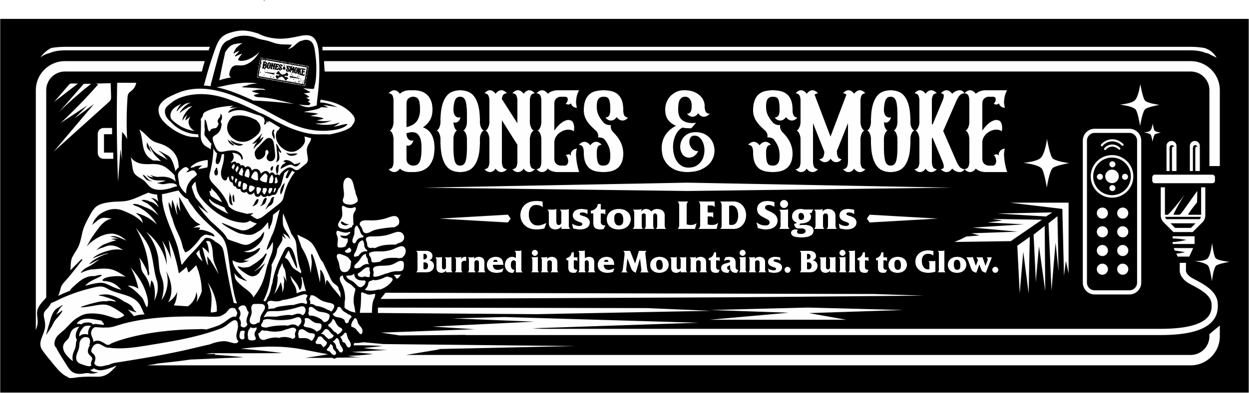 Raider Cave Led Signs