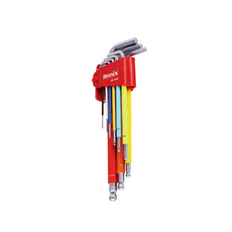 long arm hex key set 9pcs