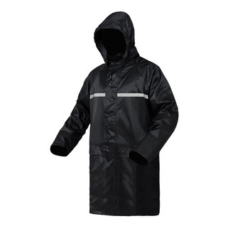 Waterproof Hooded Reflective Winter Jackets  Black Color