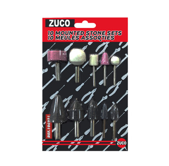 10 pcs Sanding Caps Nail Drill Set  (Zuco)