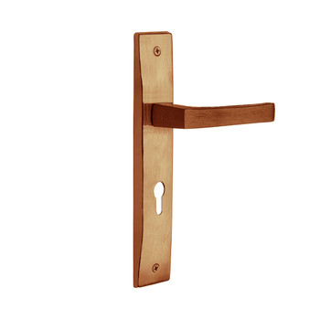 Mortise Door Handle Euro (Model 702) Antique Bronze