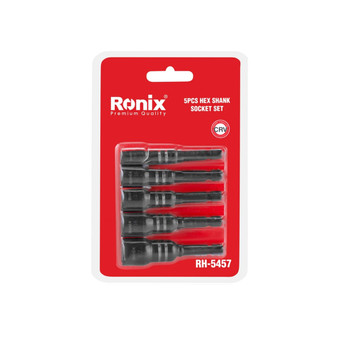 5Pcs Hex shank socket set