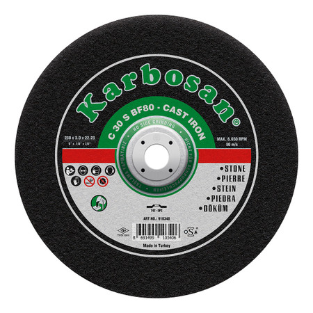 Cast Iron Cut-off Disc 9" Cast Iron Cut-off Disc 9"