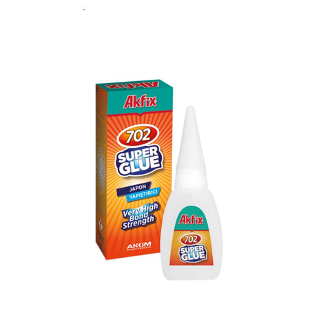 Akfix 702 Super Glue B25Gm (50/500) **5 CPS** Akfix 702 Super Glue B25Gm (50/500) **5 CPS**
