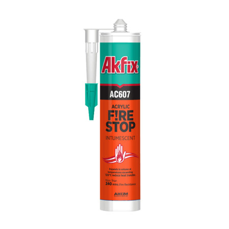 Akfix AC607 Fire Stop Acrylic Sealant Akfix AC607 Fire Stop Acrylic Sealant