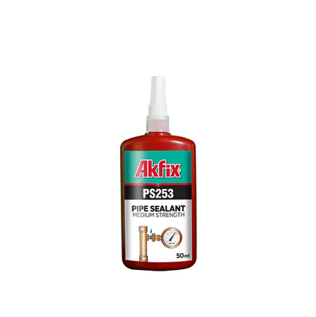 Akfix PS253 Pipe Sealant Medium Strength50 ml Akfix PS253 Pipe Sealant Medium Strength50 ml
