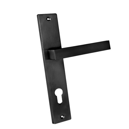 Mortise Door Handle (YORK FH2141) Black