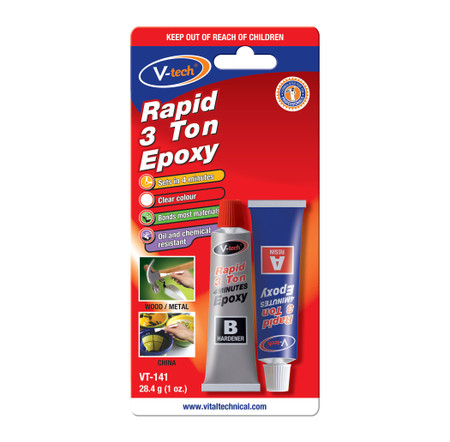 VT-141 Rapid 3 Ton 4 Minutes Epoxy VT-141 Rapid 3 Ton 4 Minutes Epoxy