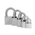 Steel Lock Padlocks Silver Color