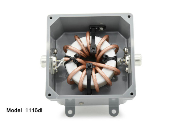 Model 1116di - 1:1 Balun,  Low Band Optimized, 1-31 Mhz, 5kW