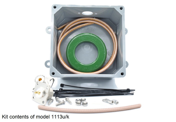 Model 1113u - 1:1 Isolation - Suppression Balun, 1.5-54 Mhz, 3kW  KIT