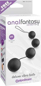 Anal Fantasy Deluxe Vibro Balls - Black Adult Novelties Anal Fantasy