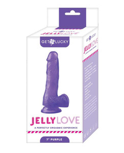 Get Lucky 7 Inch Jelly Love - Purple Adult Novelties VooDoo Toys