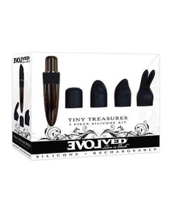 Evolved Tiny Treasures 5 Piece Silicone Kit Adult Novelties Evolved
