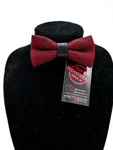 HOUNDSTOOTH BOWTIE RED Apparel MistRBear
