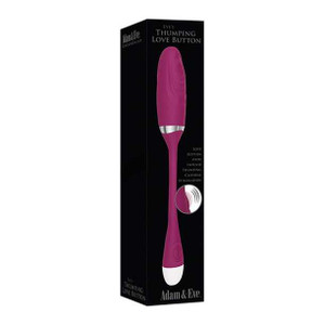 Adam & Eve's Thumping Love Button - Burgundy Adult Novelties Adam and Eve