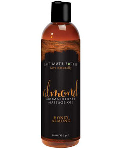 Intimate Earth Massage Oil - Honey Almond 4oz Adult Novelties Intimate Earth