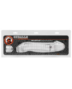 Oxballs Muscle Cock Sheath - Clear Adult Novelties OxBalls