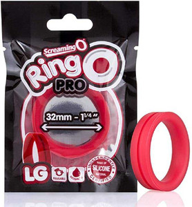 Screaming O RingO Pro Large - Red Adult Novelties Screaming O