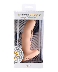 Sportsheets Ren 6" Silicone G Spot Dildo - Orange Adult Novelties Sport Sheets