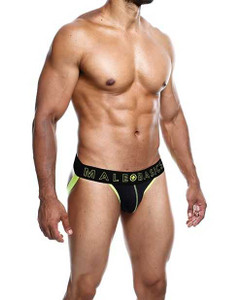 Male Basics Neon Jockstrap Neon Yellow MD Apparel Male Power