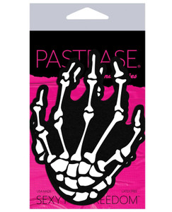 Pastease Skeleton Hands - White Lingerie Pastease